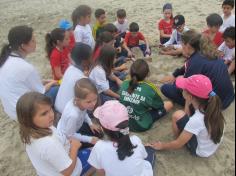 Segundos anos C, D e E em: Aula-passeio na praia