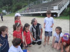 Segundos anos C, D e E em: Aula-passeio na praia