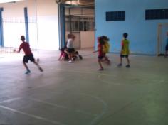 Torneio de futsal com o pai Marcos