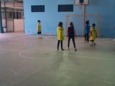 Torneio de futsal com o pai Marcos