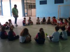 Torneio de futsal com o pai Marcos