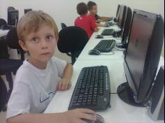 1º ano A na informática