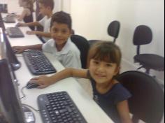 1º ano A na informática