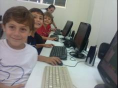 1º ano A na informática