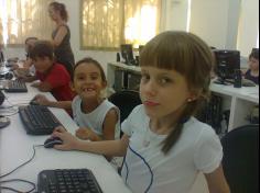 1º ano A na informática