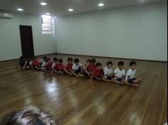 Jogos corporais no 1º ano D