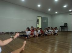 Jogos corporais no 1º ano D