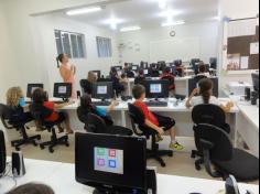 Primeira aula de Informática dos Segundos anos