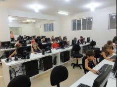 Primeira aula de Informática dos Segundos anos