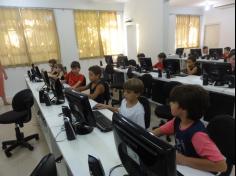 Primeira aula de Informática dos Segundos anos