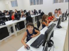 Primeira aula de Informática dos Segundos anos