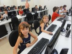 Primeira aula de Informática dos Segundos anos