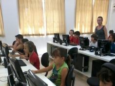 Primeira aula de Informática dos Segundos anos