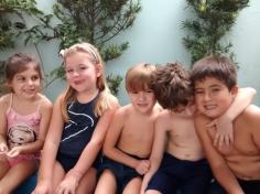 1º ano B – banho de mangueira e diversão!