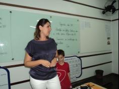 Oficina com a mãe Mariana no 3º ano D