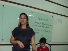 Oficina com a mãe Mariana no 3º ano D