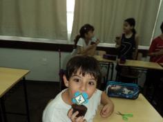 Oficina com a mãe Mariana no 3º ano D