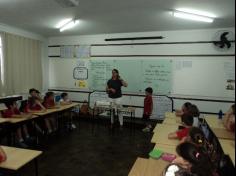 Oficina com a mãe Mariana no 3º ano D