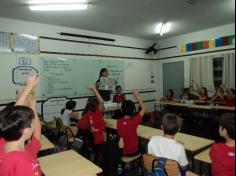 Oficina com a mãe Mariana no 3º ano D