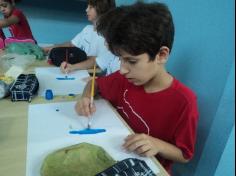 Arte com Fabrícia no 3º ano D