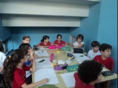 Arte com Fabrícia no 3º ano D