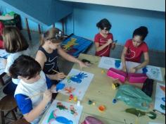 Arte com Fabrícia no 3º ano D