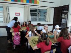 Oficinas com as mães do 3º ano B