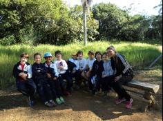 1º ano C em Aula-passeio no Espaço  Verde