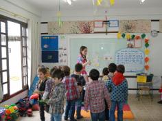 Festa Junina no arraial da Educação Infantil e 1º ano