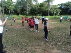 Brincadeira no Espaço Verde com os 3ºs anos C e D