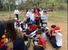 3º ano B brincando e aprendendo no Espaço Verde