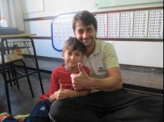 3º ano C em: Papai na escola