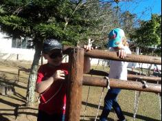 Grupo Vitaminados explorando o Espaço Verde