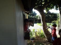 Grupo Vitaminados explorando o Espaço Verde