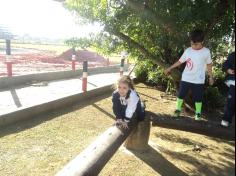 Grupo Vitaminados explorando o Espaço Verde