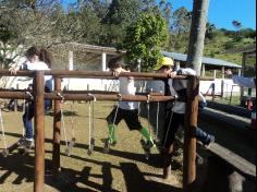 Grupo Vitaminados explorando o Espaço Verde