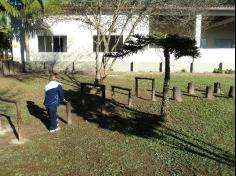 Grupos Peixe e Música em uma tarde de estudos e brincadeiras no Espaço Verde