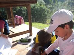 2º ano C realiza aula em sítio