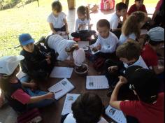 2º ano C realiza aula em sítio