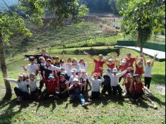 2º ano C realiza aula em sítio