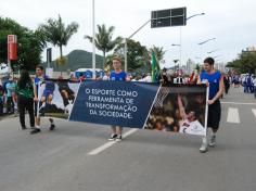 Salesiano no Desfile Cívico