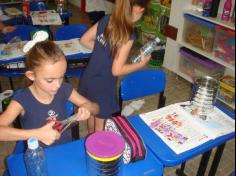 1º ano B vivenciando a cultura africana