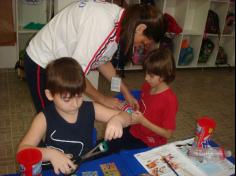 1º ano B vivenciando a cultura africana