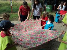 Grupo Girassol em aula passeio ao Espaço Verde