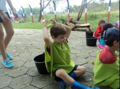 Grupo Girassol em aula passeio ao Espaço Verde