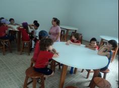 Grupo Girassol em aula passeio ao Espaço Verde