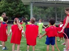 1º ano B em aula passeio no Espaço Verde