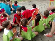 1º ano B em aula passeio no Espaço Verde