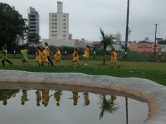 1º ano B em aula passeio no Espaço Verde