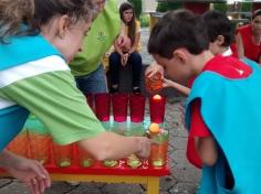 1º ano B em aula passeio no Espaço Verde